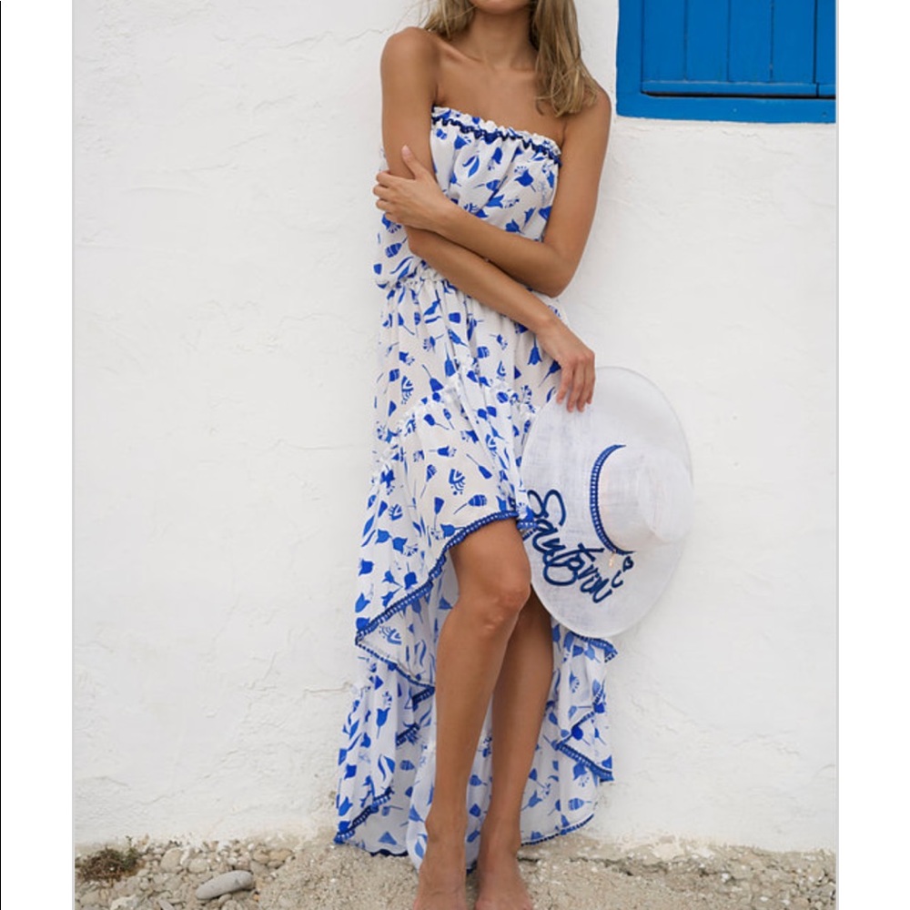 Jody Bell off the shoulder dress